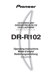 Pioneer DR-R102 Mode D'emploi