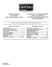 Maytag W10560151A Guide D'utilisation Et D'entretien