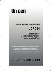 Uniden UDRC14 Guide D'utilisation