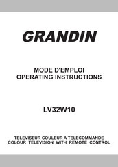 Grandin LV32W10 Mode D'emploi