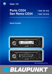 Blaupunkt San Remo CD34 Notice D'emploi