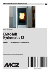 MCZ EGO-STAR Hydromatic 12 Manuel D'installation Et D'utilisation