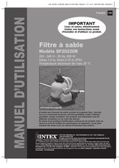 Intex SF20220R Manuel D'utilisation
