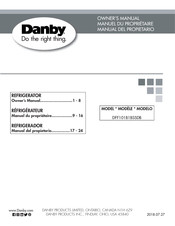 Danby DFF101B1BSSDB Manuel Du Propriétaire