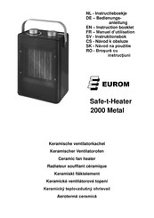 EUROM Safe-t-Heater Metal 2000 Manuel D'utilisation