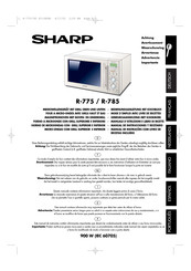 Sharp R-775 Mode D'emploi