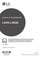LG F4J7TH Manuel Du Propriétaire
