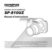 Olympus SP-810UZ Manuel D'instructions