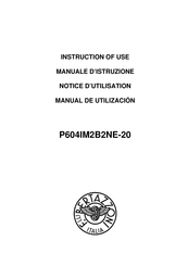 Bertazzoni P604IM2B2NE-20 Notice D'utilisation
