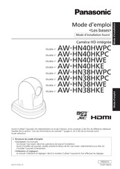 Panasonic AW-HN38HWE Mode D'emploi