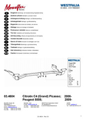 Westfalia Monoflex Nordic 03.4604 Notice De Montage Et D'utilisation