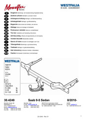 Westfalia Monoflex Nordic 30.4249 Notice De Montage Et D'utilisation