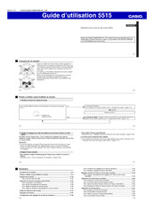 Casio 5515 Guide D'utilisation