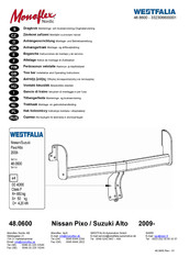 Westfalia Monoflex Nordic 48.0600 Notice De Montage Et D'utilisation