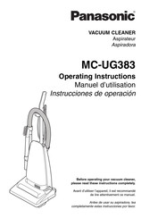 Panasonic MC-UG383 Manuel D'utilisation