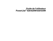 Epson PowerLite 430 Guide De L'utilisateur