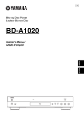 Yamaha BD-A1020 Mode D'emploi