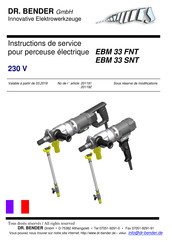 DR. BENDER EBM 33 FNT Instructions De Service