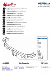 Westfalia Monoflex Nordic 44.0220 Notice De Montage Et D'utilisation