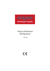 FRIONOR DF1-11N Notice D'utilisation