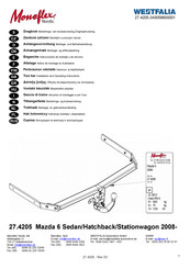 Westfalia Monoflex Nordic 27.4205 Notice De Montage Et D'utilisation