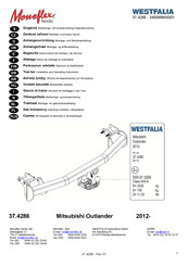 Westfalia 37.4286 Notice De Montage Et D'utilisation