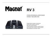 Magnat RV 3 Mode D'emploi/Certificat De Garantie