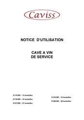 Caviss S113CBE Notice D'utilisation