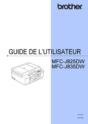 Brother MFC-J835DW Guide De L'utilisateur