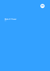 Motorola Moto G7 Power Mode D'emploi