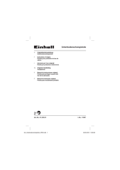 EINHELL 41.335.01 Instructions D'origine