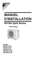 Daikin RXS35L3V1B Manuel D'installation