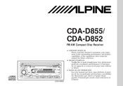 Alpine CDA-D855 Mode D'emploi