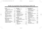 Chevrolet Express 2012 Guide Du Propriétaire