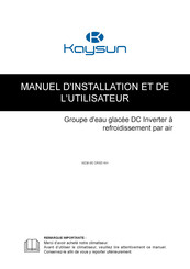 Kaysun KEM-60 DRS4.1 KH Manuel D'installation Et De L'utilisateur