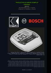 Bosch Quadriga Cityhopper Mode D'emploi