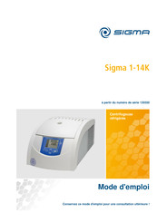 Sigma 1-14K Mode D'emploi