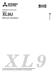 Mitsubishi Electric XL9U Manuel Utilisateur