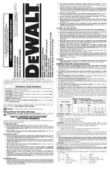 DeWalt DW292 Guide D'utilisation