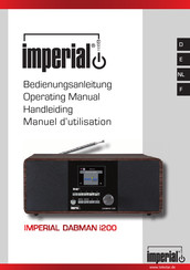 Imperial DABMAN i200 Manuel D'utilisation