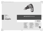 Bosch GSR 10,8 V-EC Professional Notice Originale