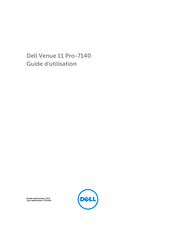 Dell Venue 11 Pro-7140 Guide D'utilisation