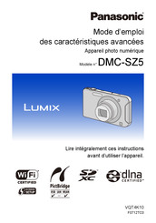 Panasonic Lumix DMC-SZ5 Mode D'emploi