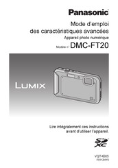 Panasonic Lumix DMC-FT20 Mode D'emploi