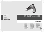 Bosch GTB 12V-11 Professional Notice Originale