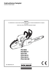 Dolmar PS-4605 H Instructions D'emploi