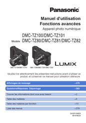 Panasonic Lumix DMC-TZ80 Manuel D'utilisation