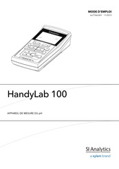 Xylem SI Analytics HandyLab 100 Mode D'emploi