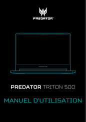 Acer Predator TRITON 500 Manuel D'utilisation