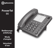 Amplicomms PowerTel 90 Mode D'emploi